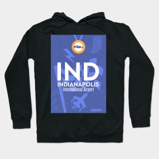 Indianapolis airport tag Hoodie